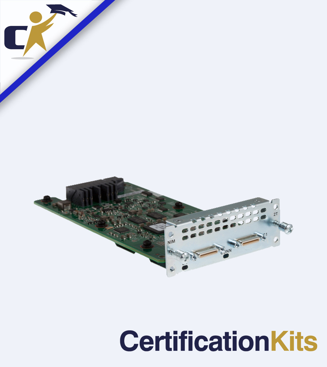 Cisco WAN Network Interface Module - Sériový adaptér - RS-232/449/530/V.35/X.21 x 2 (NIM-2T=) thumbnail