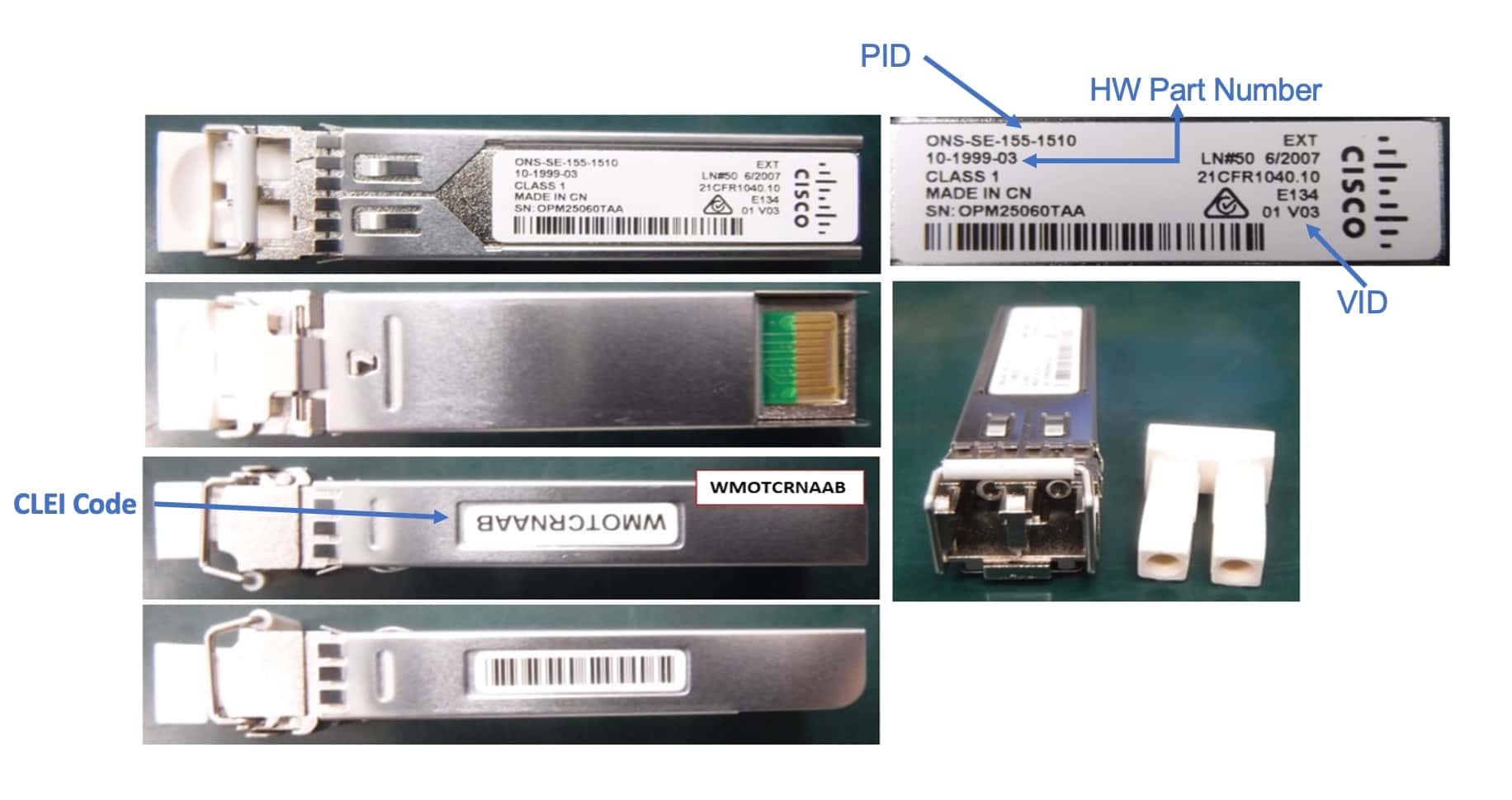 Cisco SFP - OC3/STM1 CWDM 1510 nm EXT (ONS-SE-155-1510=) thumbnail