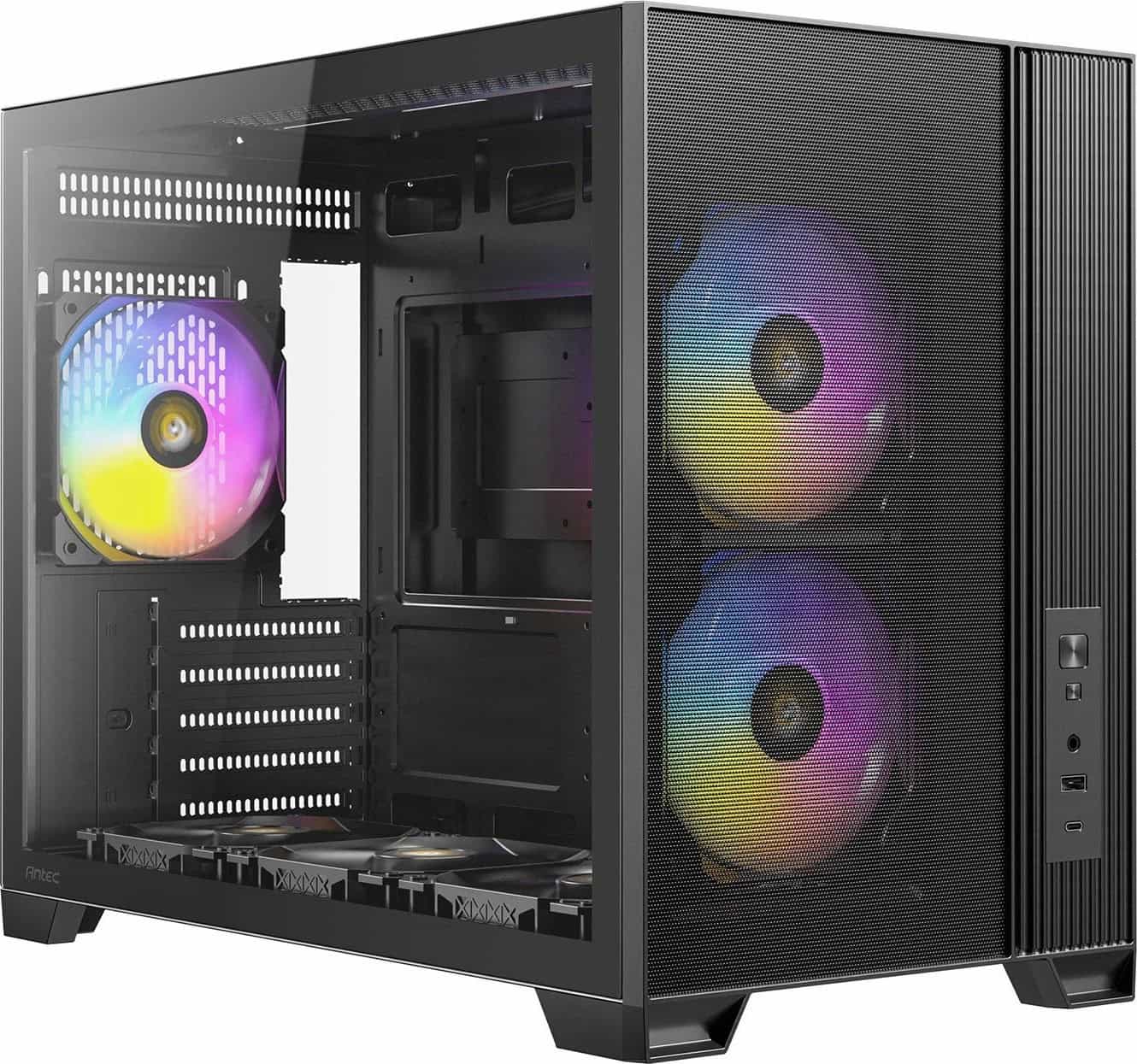 Antec Geh Mini FLUX M Micro-ATX/Mini-ITX o.N. BK retail - Midi/Minitower - ATX (0-761345-10253-7) (0-761345-10253-7) thumbnail