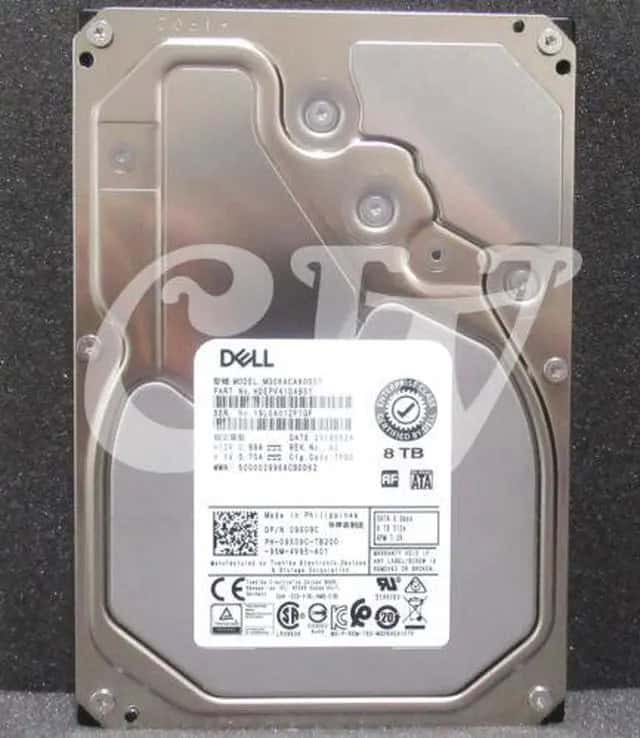 Dell 8TB 7.2K 6G 3.5INCH SATA HDD (09X09C-RFB) thumbnail
