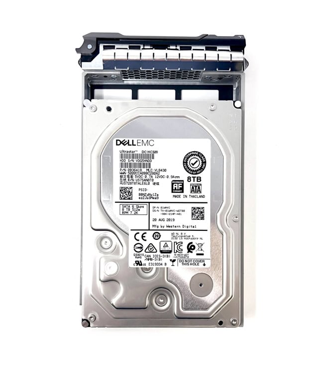 Dell HD 8T 512E6 SATA 7.2K 3.5 H-A (J6RTX-RFB) thumbnail