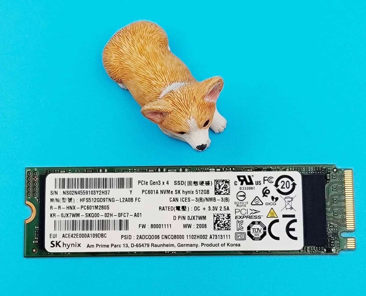 Dell 512GB, SSD, PCIe-34, M.2, (JX7WM) thumbnail