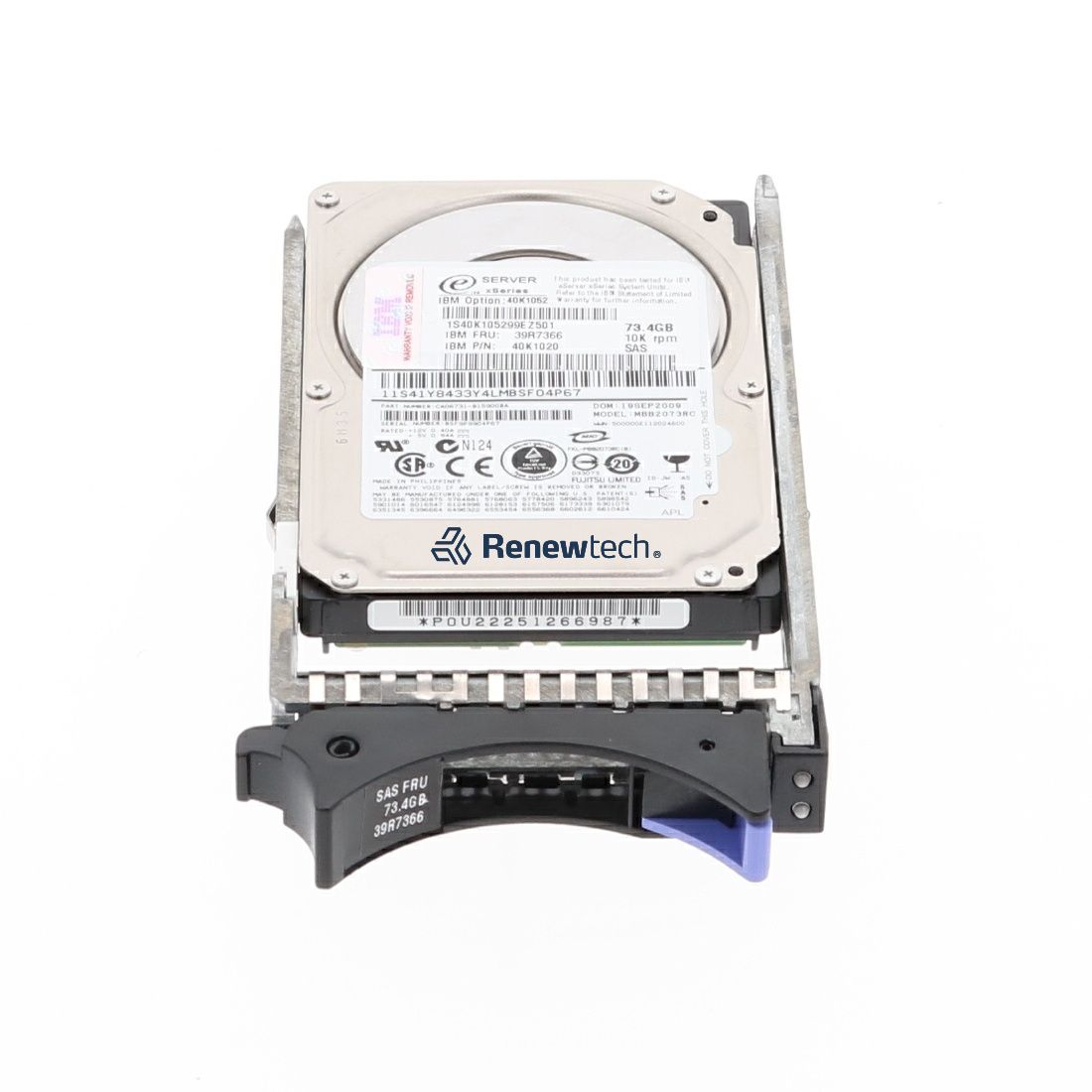 Lenovo 73 GB 10 000 rpm Hot-Swap 2.5-inch SFF SAS hard dr drive (26K5657) thumbnail