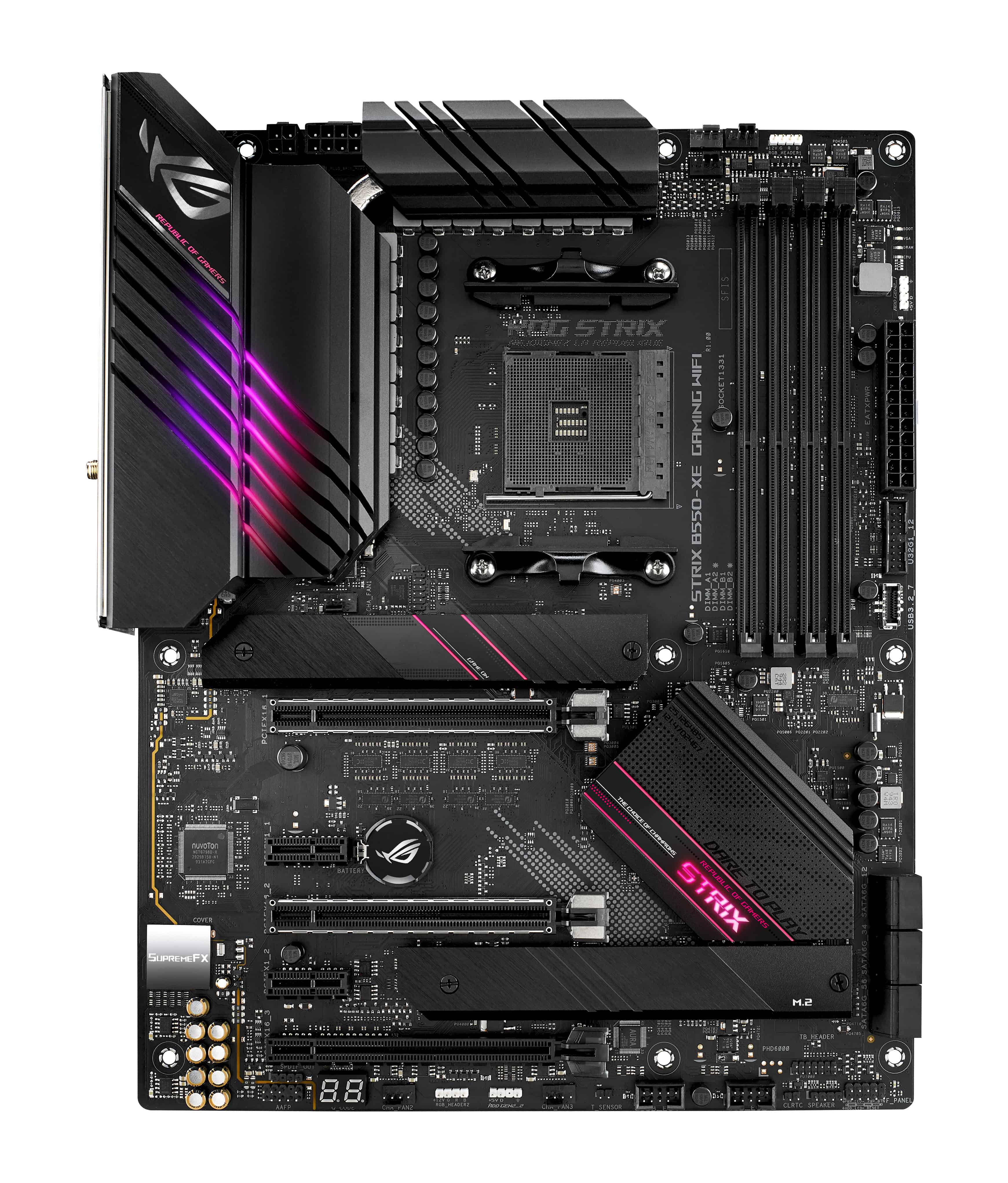 ASUS ROG STRIX B550-XE GAMING WIFI AMD B550 Socket AM4 ATX (90MB17B0-M0EAY0) thumbnail