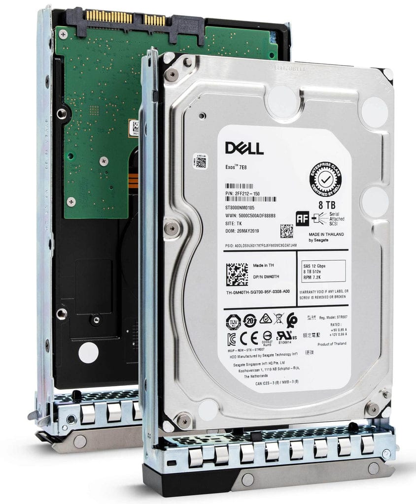 Dell 8TB 7.2K 12G 3.5INCH 512E SAS (0M40TH-RFB) thumbnail