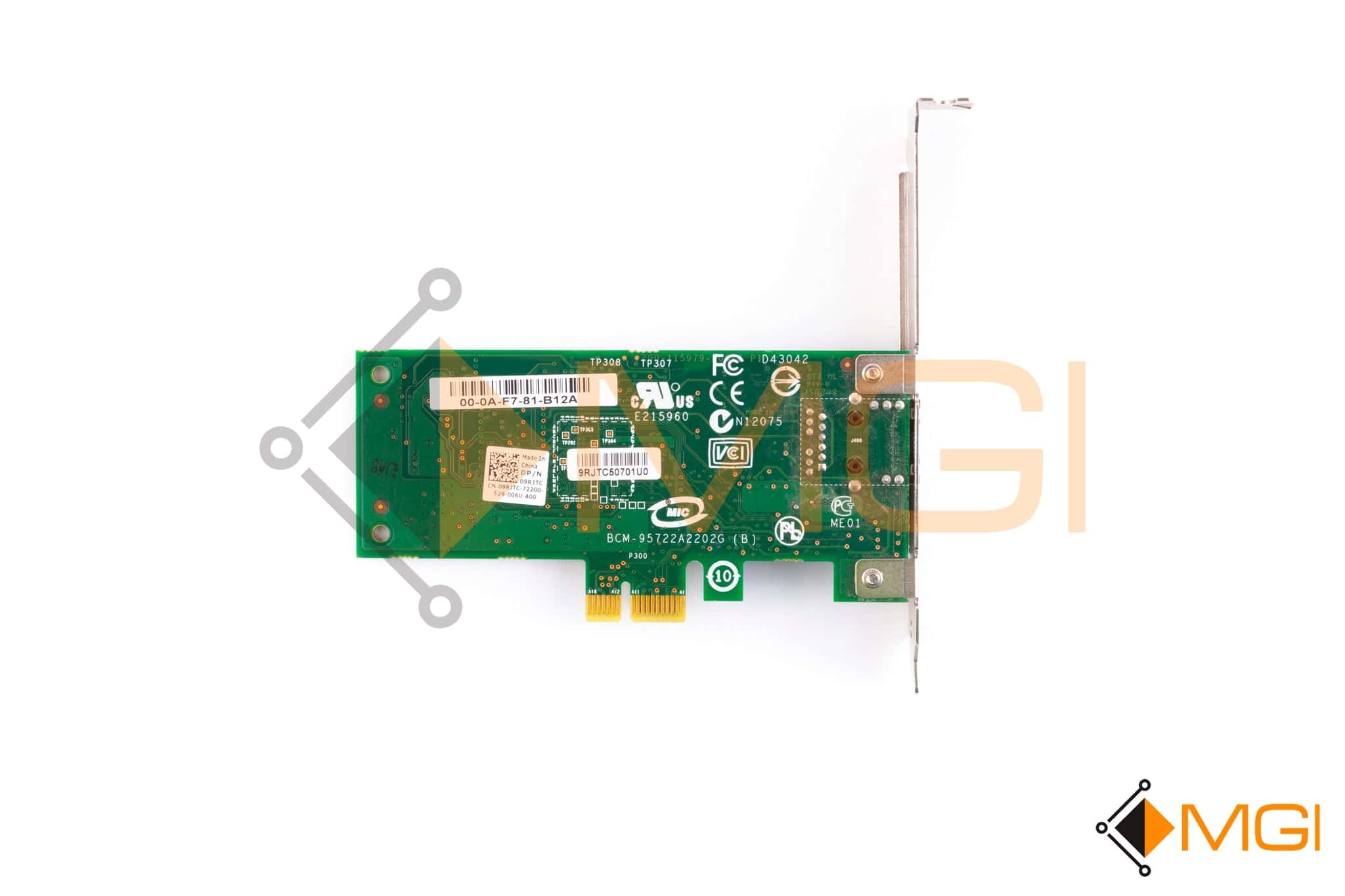 Dell Card Network PCI-E BCOM 5722 (9RJTC) thumbnail