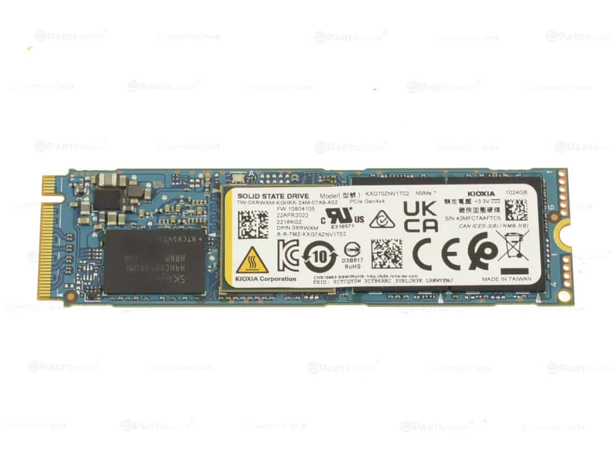 Dell 1TB M.2 PCIe Gen 4.0 SSD (XRWXM) thumbnail