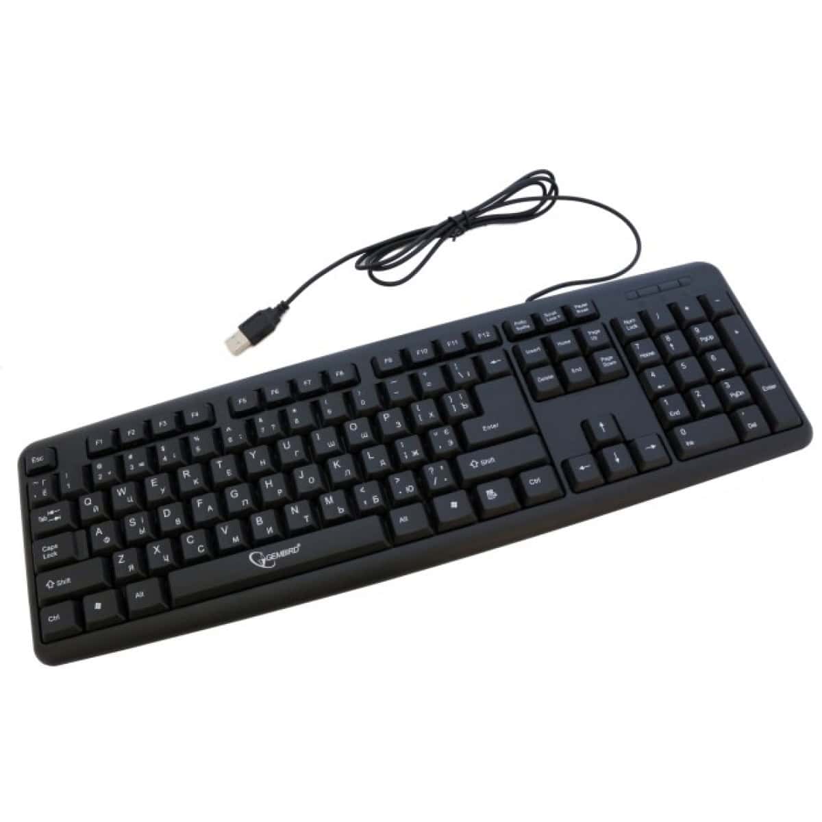 Gembird KB-U-103 - tastatur - USA - so (KB-U-103) thumbnail