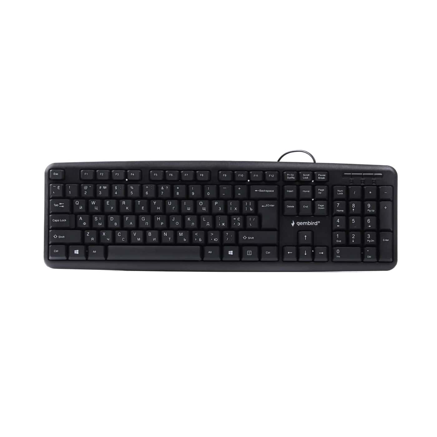 Gembird KB-U-103 - tastatur - russisk (KB-U-103-RU) thumbnail