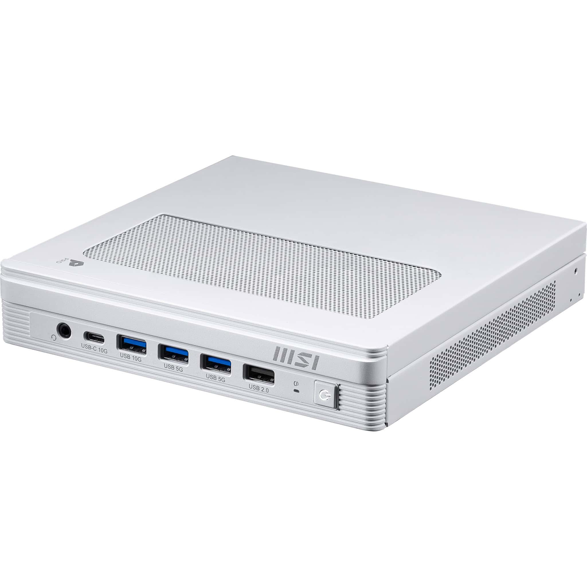 MSI PRO DP10 A14MG-005BEU PC's/werkstation Intel® Core™ i5 i5-14400 1,1L maat pc Mini PC barebone Wit (PRO DP10 A14MG-005BEU) thumbnail