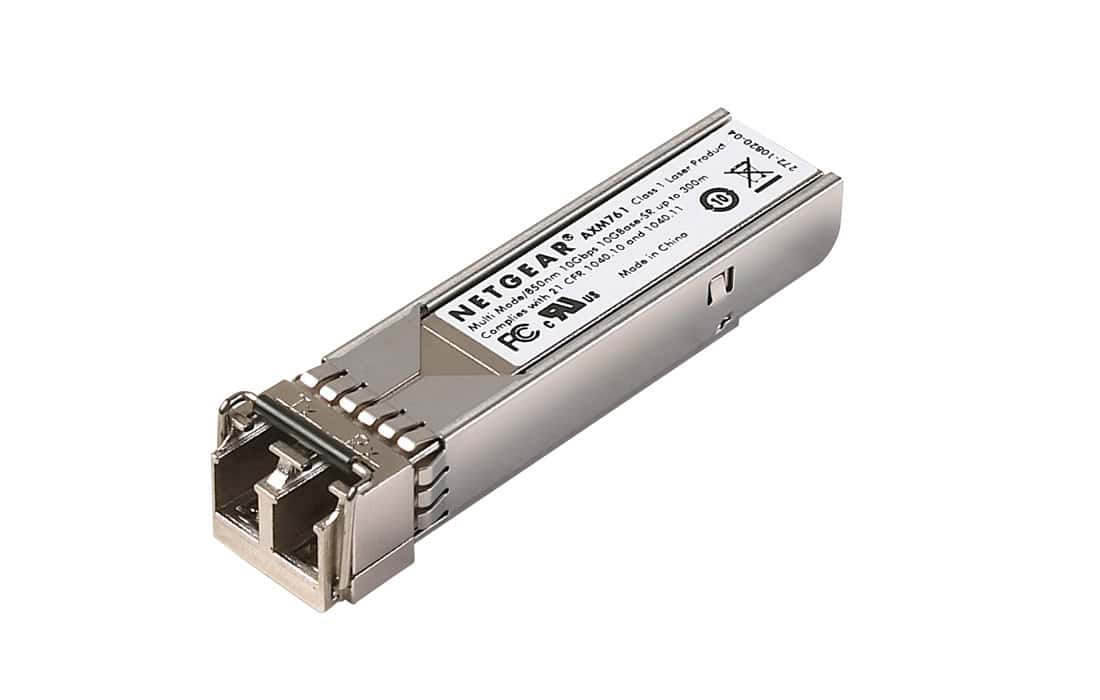 NETGEAR 10 Gigabit SR SFP+ Module netwerk transceiver module 10000 Mbit/s (AXM761-10000S-BLK) thumbnail