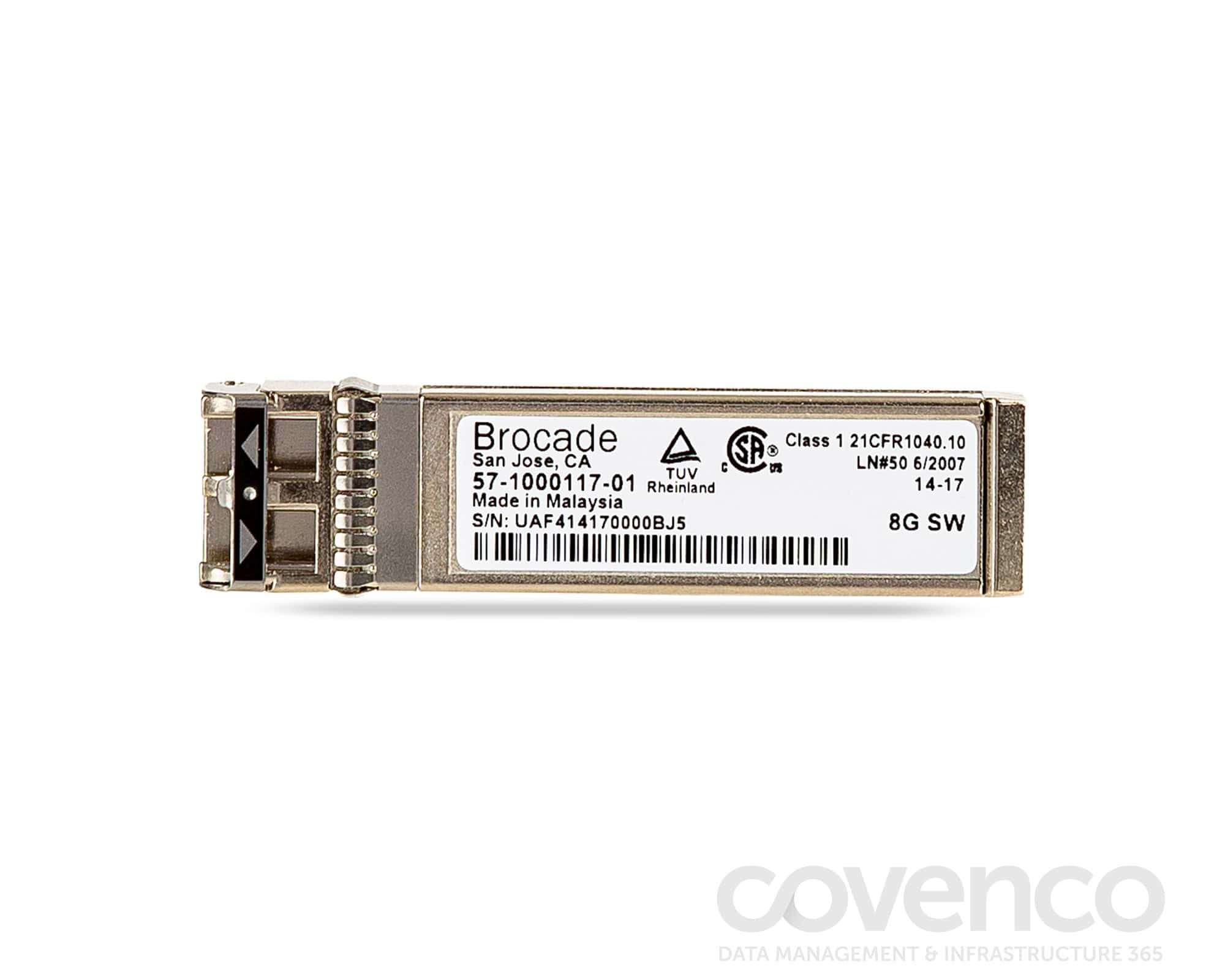 Brocade Storage 57-1000117-01 (8G) compatible 10Gigabit & STM64 SR SFP+ Transceiver | 300m MM 850nm (57-1000117-01) thumbnail