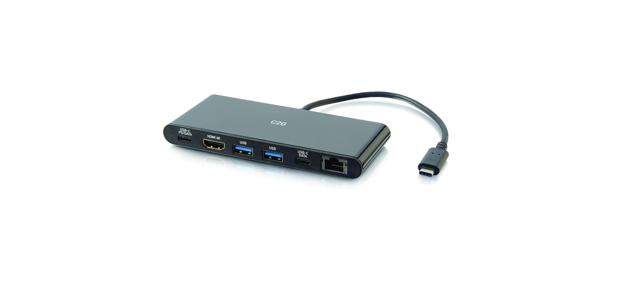 C2G C2G54479 USB C Docking Station Kit - Includes Docking Station with USB C, HDMI, USB, and Ethernet and 6 Feet HDMI Cable - 60 (C2G54479) thumbnail
