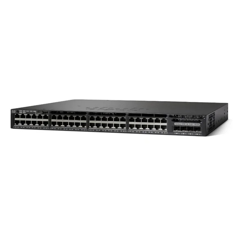 Cisco 3650 48-Port PoE Switch (48x 1G Base-T, 12x 10G Base-T, 2x SFP+) 1x 1100WAC PSU, IP Base (WS-C3650-12X48FD-S) thumbnail