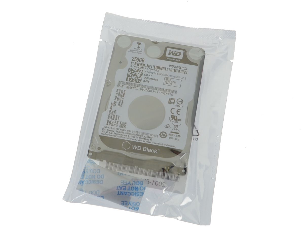 Dell 1WPC8 250 GB 2.5 Inches Hard Drive for Latitude 3570 - 7200 RPM - 3 Gbps - 512e SATA - Western Digital - MZ500S-Series - 7  (1WPC8) thumbnail