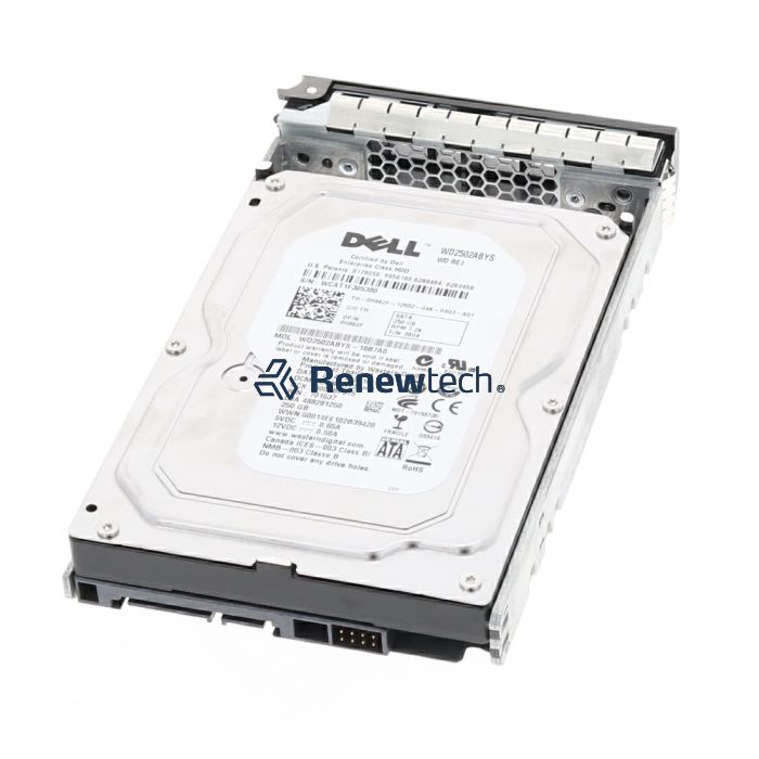 Dell GRCT2 Hard Drive with Tray - 250 GB - 7200 RPM - 3.5 Inches - Internal - F238f (GRCT2) thumbnail