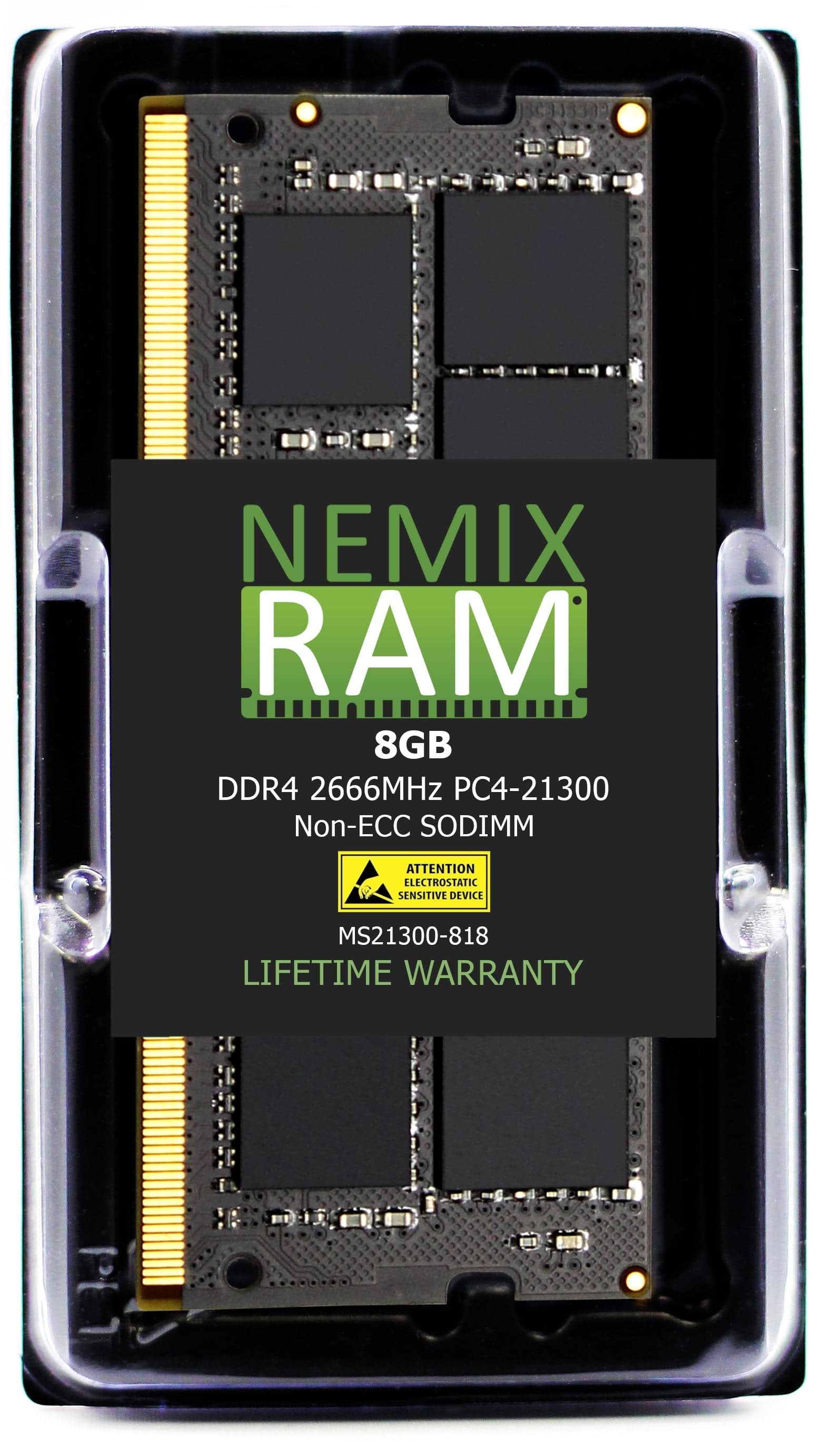 Dell SNPVMNDFC/8G 8 GB Memory Module - 1RX8 - DDR4 SODIMM - PC4-21300 - 2666 MHz - CL-19 - 1.2 V (SNPVMNDFC/8G) thumbnail