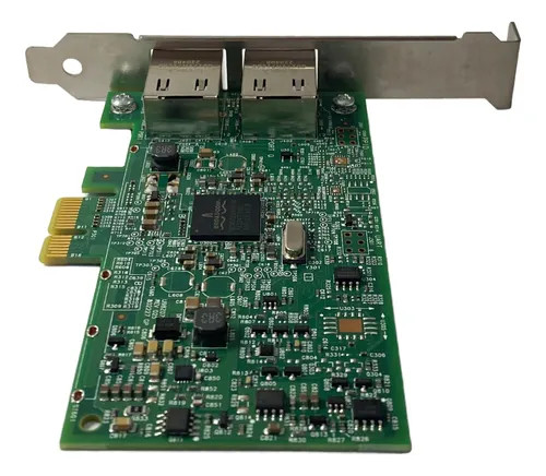 Dell Dual-port Broadcom 5720 1gbe Rj45 Pci-e 2.0 Network Interface Card With Full-height Bracket (WCCH9) thumbnail