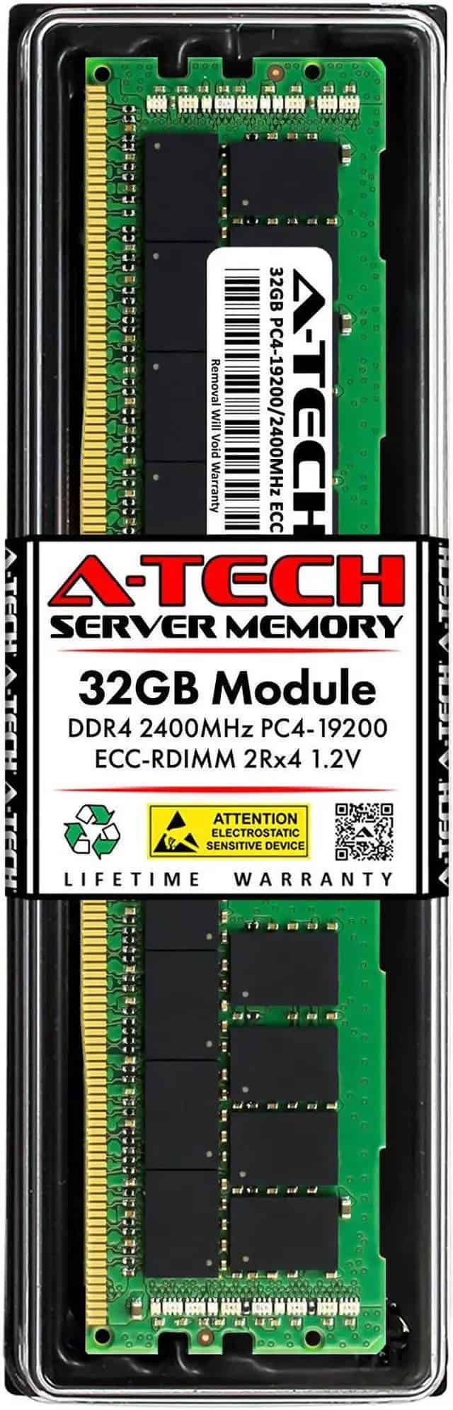 HP 32GB (1*32GB) 2RX4 PC4-19200T-R DDR4-2400MHZ RDIMM (854596-B21) thumbnail