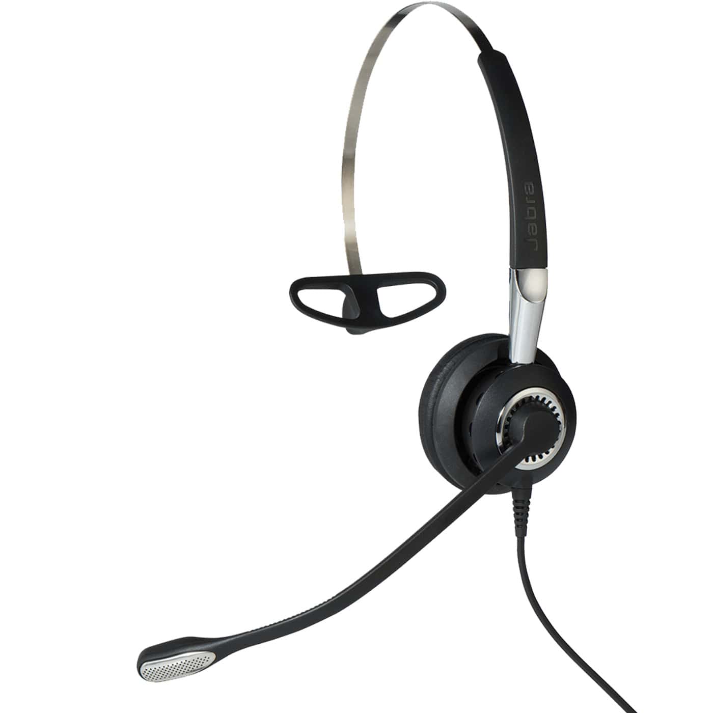 Jabra BIZ 2400 II Headset Bedraad Neckband, oorhaak, Hoofdband Kantoor/callcenter Zwart (2403-820-205) thumbnail