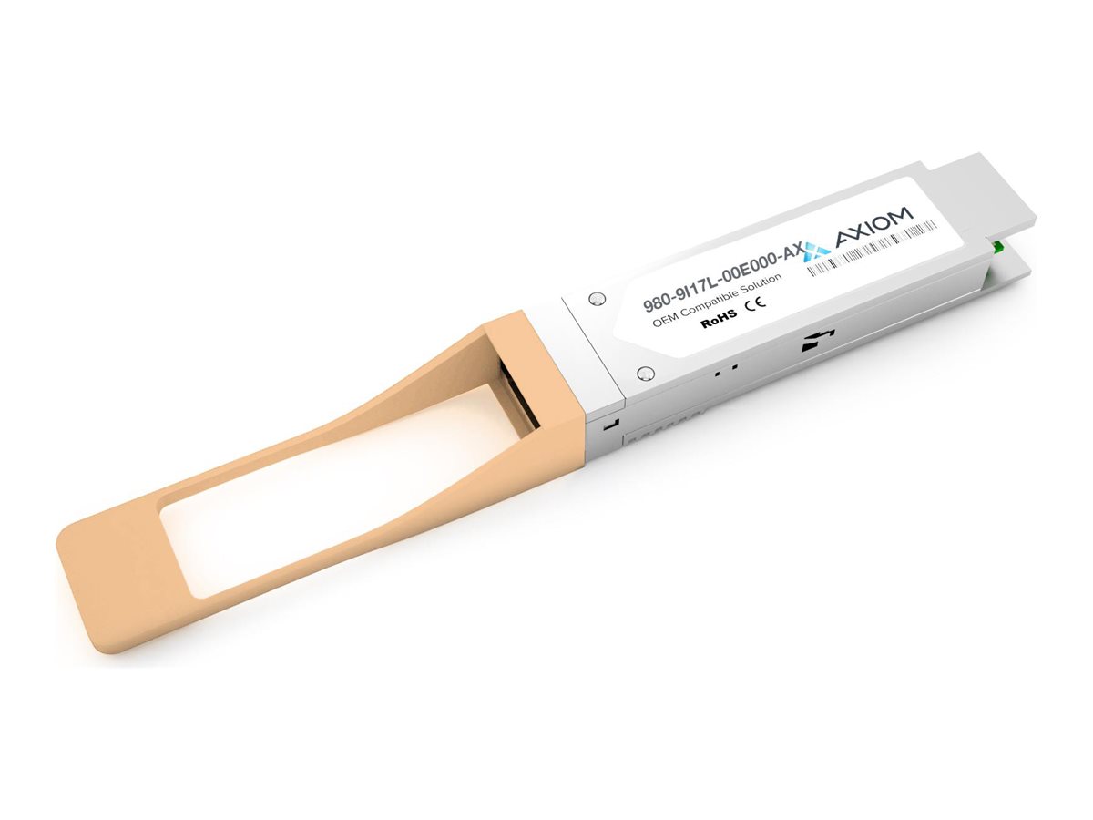 PNY NVIDIA QSFP28 Receiver Module 100 Gigabit InfiniBand 100GBase-SR4 MPO-12/UPC Multi-Mode up to 100m (980-9I17L-00E000) thumbnail