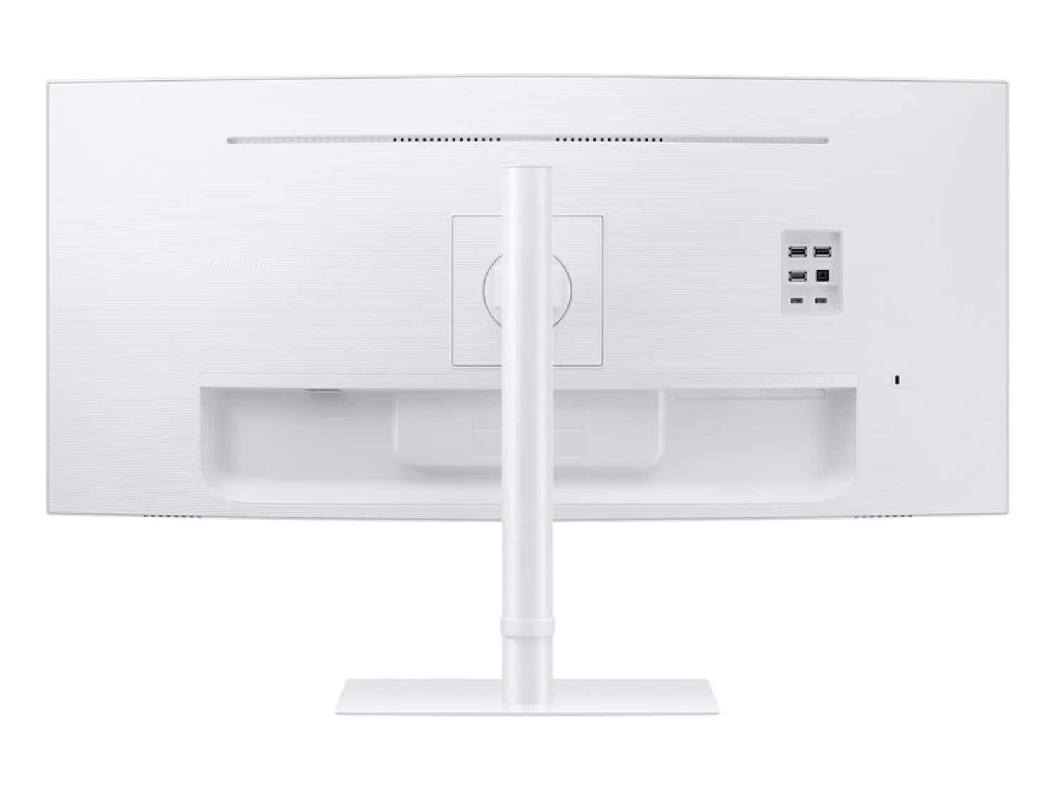 Samsung S34C654TAN - ViewFinity 34 S6 UWQHD LED-LCD Curved Monitor (HDMI, MonitorPort, USB) - White (S34C654TAN) thumbnail