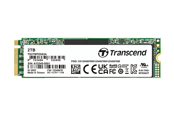 Transcend MTE662T-I 2 TB Interne M.2 PCIe NVMe SSD 2280 PCIe NVMe 3.0 x4 Industrial TS2TMTE662T-I (TS2TMTE662T-I) (TS2TMTE662T-I) thumbnail