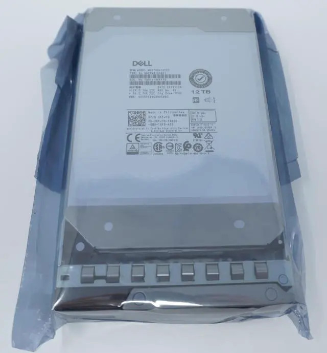 Dell 12TB 7.2K 12G 3.5INCH 512E (KFJ7G-RFB) thumbnail