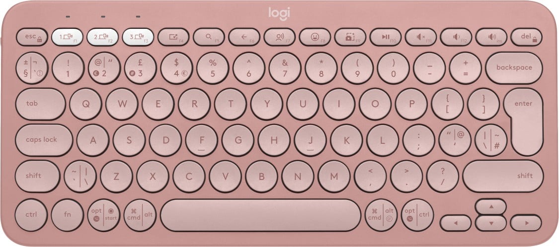 Logitech LOGI Pebble Keys 2 K380s TONAL ROSE (UK) (920-011845) thumbnail