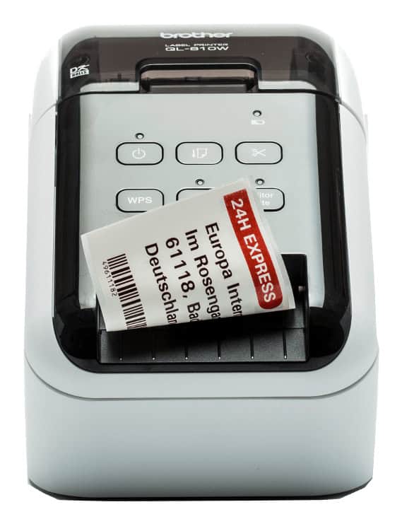Brother QL-810W labelprinter Direct thermisch Kleur 300 x 600 DPI 176 mm/sec Bedraad en draadloos DK Wifi (QL-810WC) thumbnail