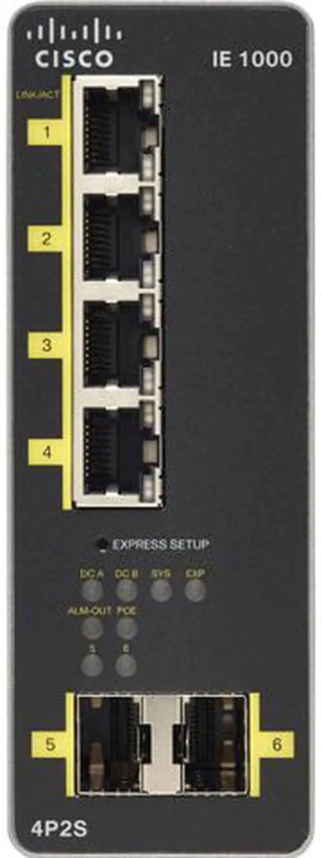 Cisco IE-1000 GUI BASED L2 POE SWITCH (IE-1000-4P2S-LM) thumbnail