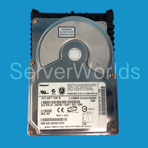 Dell HD,18G,S,U3,10K,1IN,80P,SGT (1J115-RFB) thumbnail