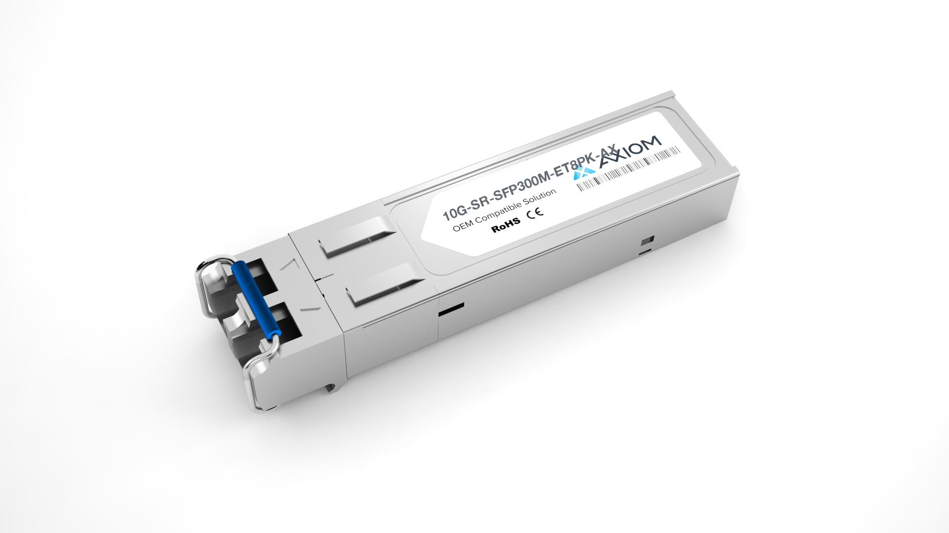 Extreme Networks SFP+ transceiver module 10 GigE 10GBase-SR LC Multi-Mode up to 300 m (pack of 8) fo (10G-SR-SFP300M-ET8PK) thumbnail