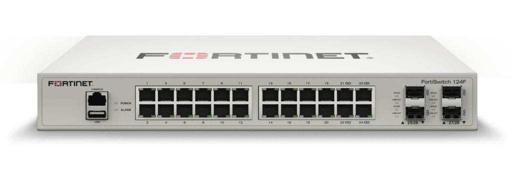 Fortinet FS-124E-POE network switch Managed L2 Gigabit Ethernet (10/100/1000) Power over Ethernet (PoE) 1U White (FORTISWITCH-124E-POE) thumbnail