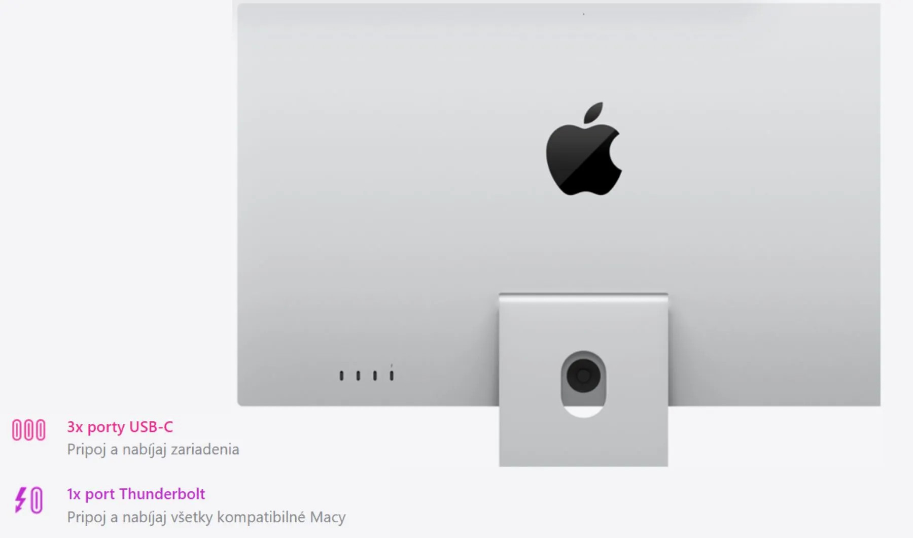 Apple Studio Display -Nano-Texture Glass/Tilt&Height /SK (MMYV3CS/A) thumbnail