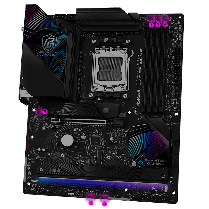 ASRock PßÂ?yta gßÂ?ß³wna Asrock B850 RIPT (B850 RIPTIDE WIFI) thumbnail