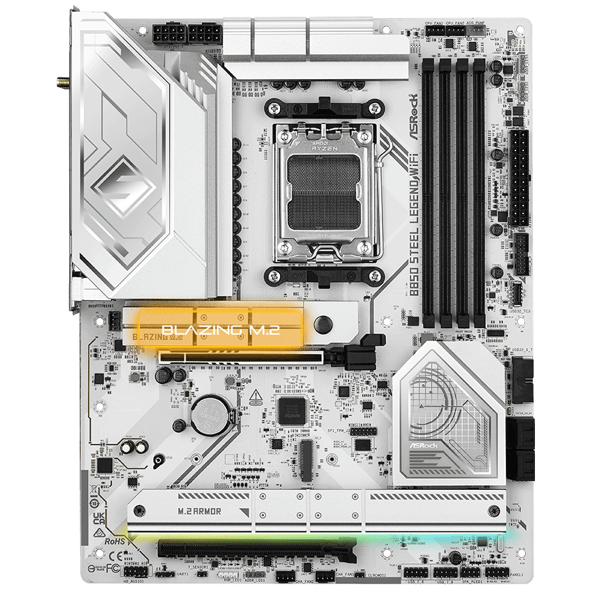 ASRock PßÂ?yta gßÂ?ß³wna Asrock B850 STEE (B850 STEEL LEGEND WIFI) thumbnail