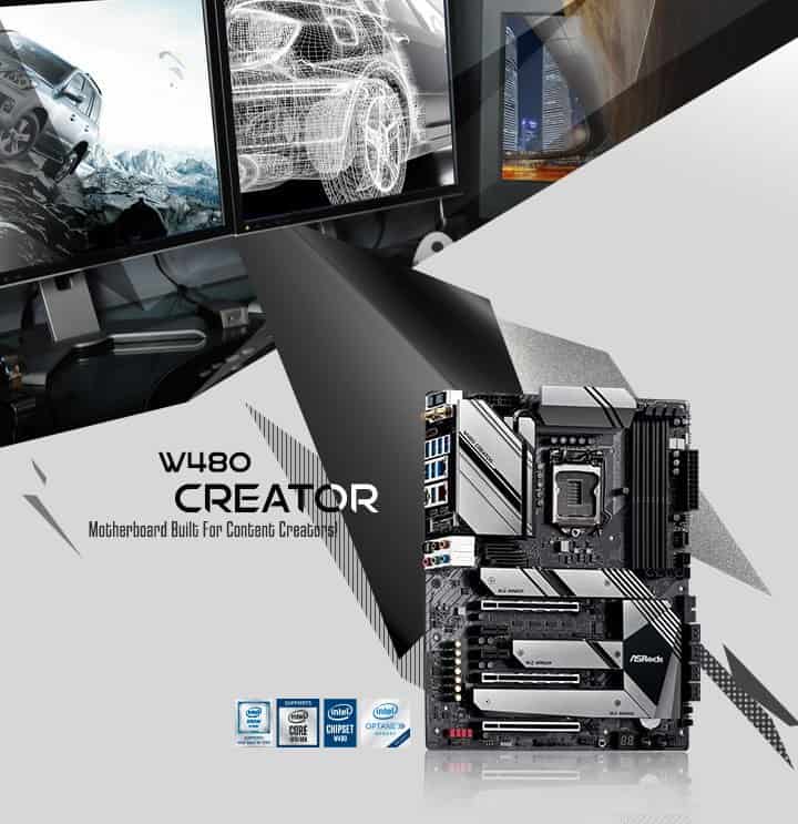 ASRock W480 Creator Motherboard (W480 CREATOR) thumbnail