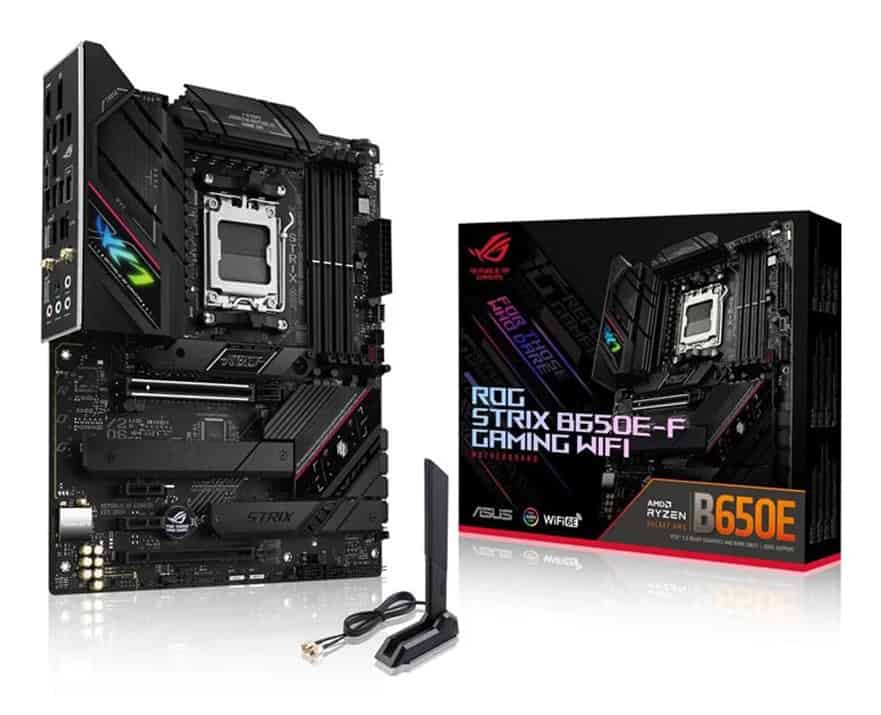 ASUS ROG STRIX B650E-F GAMING WIFI AMD B650 Socket AM5 ATX (ROG STRIX B650E-F GAMING WIFI) thumbnail