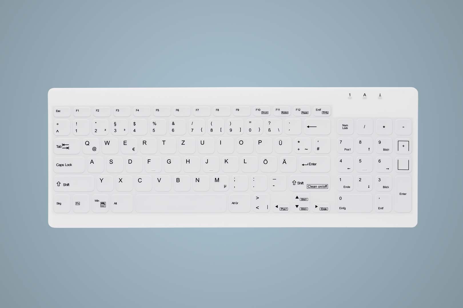 Cherry Active Key Hygiene Keyb. NumPad Watert (AK-C7012F-FU1-W/NOR) thumbnail