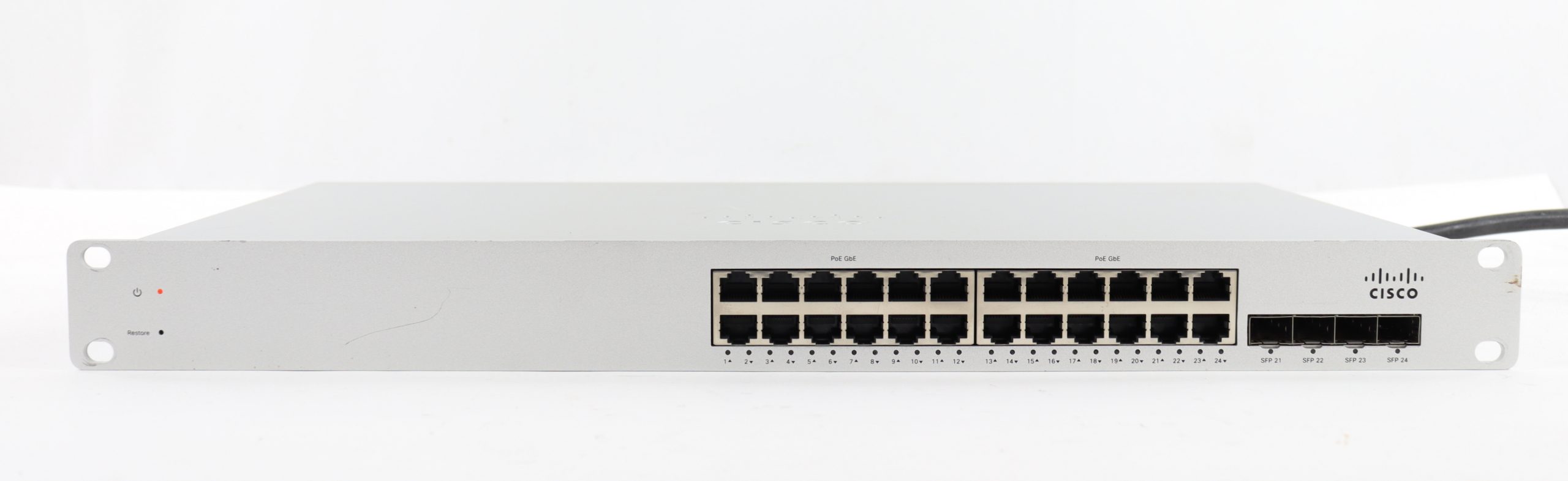 Cisco MS220-24P-HW 24 Port Layer 2 PoE Switch No lic. (MS220-24P-HW-R4) thumbnail