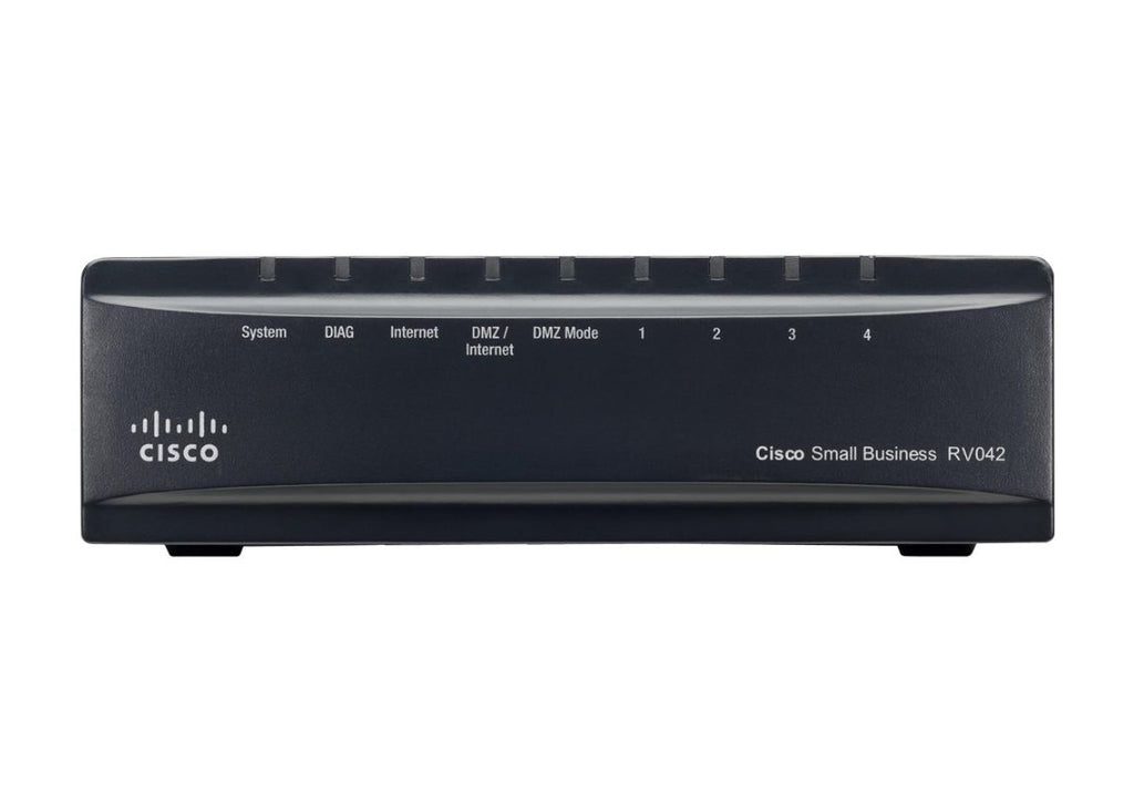 Cisco Small Business RV042 - Smìrovaè - 4portový switch - porty WAN: 2 - repasovaný (RV042-EU-RF) thumbnail
