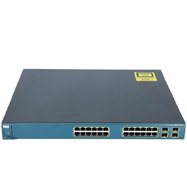 Cisco Catalyst 3560G-24PS - Pøepínaè - L3 - øízený - 24 x 10/100/1000 (PoE) + 4 x gigabitù (WS-C3560G-24PSS-RF) thumbnail