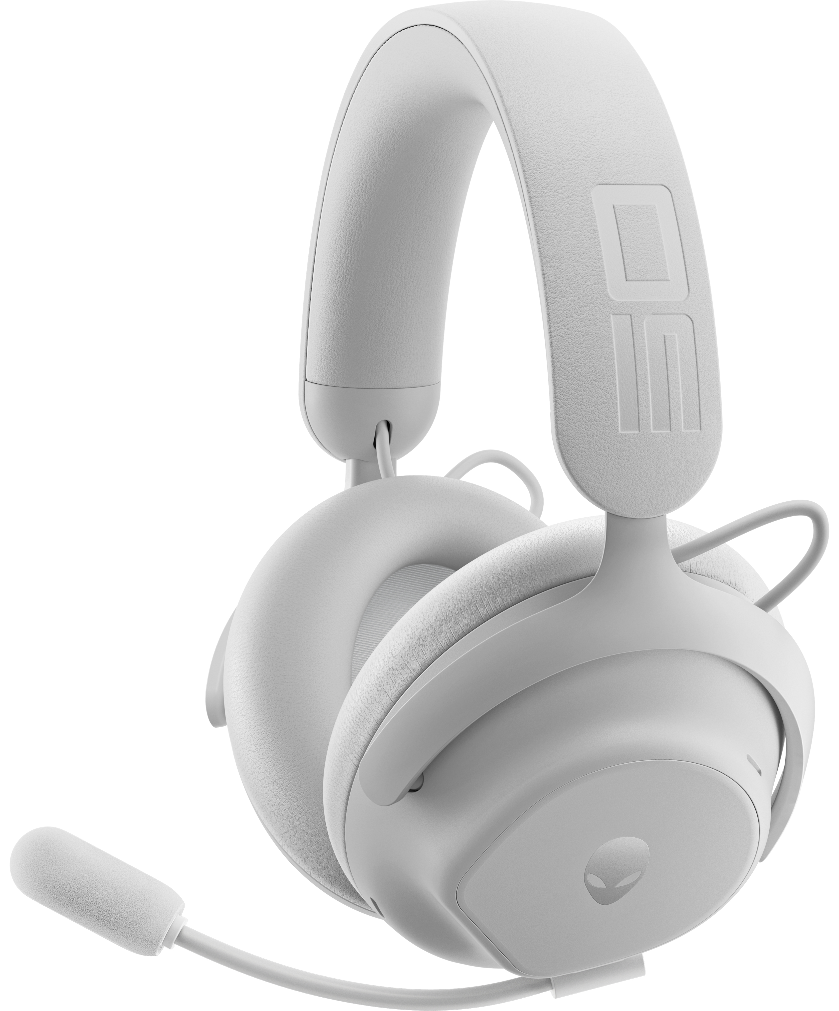 Alienware PRO-HS-G-DEAM Headset Bedraad en draadloos Hoofdband Gamen USB Type-C Bluetooth Zwart, Wit (545-BBFT) thumbnail