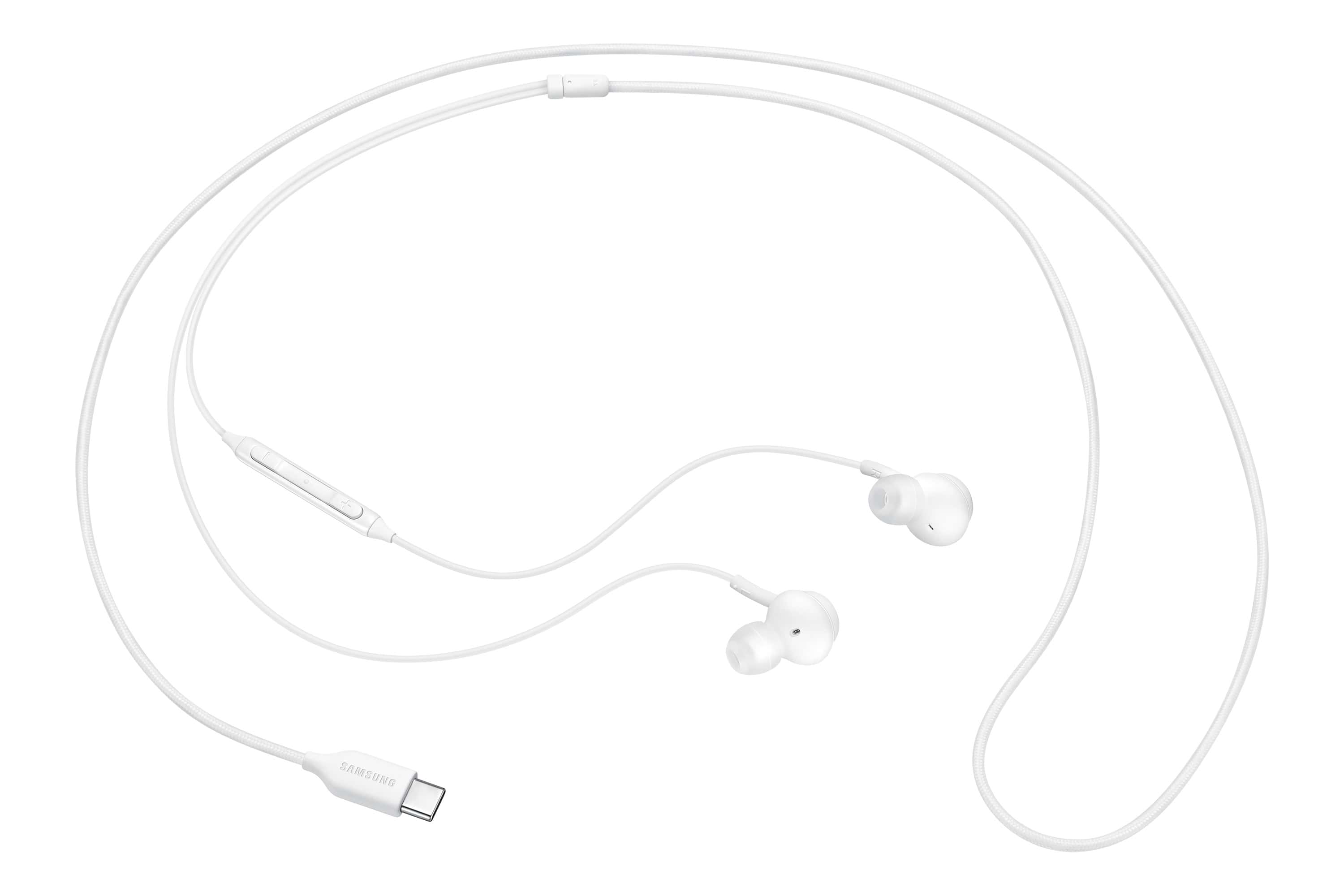 Samsung EO-IC100 Headset Bedraad In-ear Oproepen/muziek USB Type-C Wit (EO-IC100BWEGEU) thumbnail