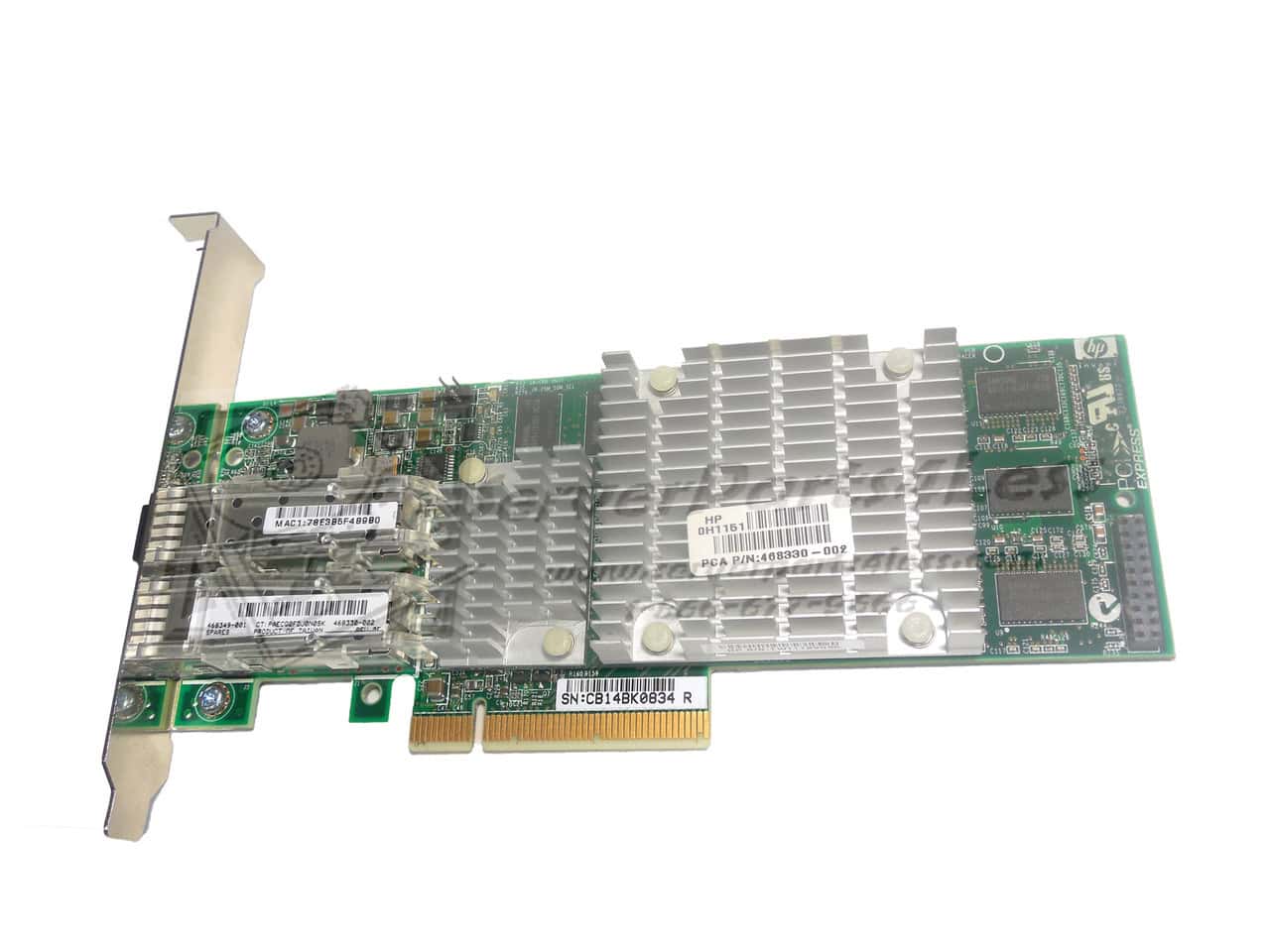 HP NC522SFP+ Dual PORT 10GBE (468332-B21-RFB) thumbnail