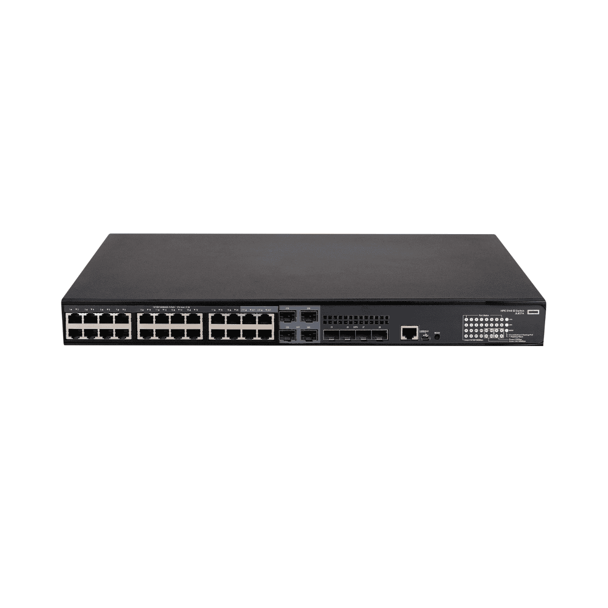 HPE 5140 24G PoE+ 4SFP+ EI Switch (JL827A-NOB) thumbnail
