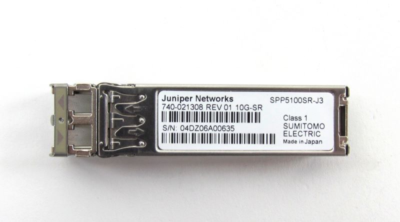 Juniper EX 10GBase-SR SFP+ Transceiver, (EX-SFP-10GE-SR) thumbnail