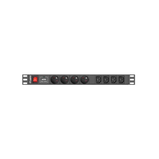 Lanberg PDU-04E04I-0200-IEC-BK - strøm (PDU-04E04I-0200-IEC-BK) thumbnail