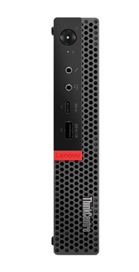 Lenovo ThinkCentre M920q Intel® Core™ i5 i5-9600T 8 GB DDR4-SDRAM 128 GB SSD Windows 10 Pro Mini PC Zwart (10T1S0170M) thumbnail